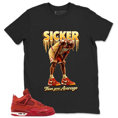 Orange Brick By Brick 4s Zadago Shirt Sicker MJ Graphic