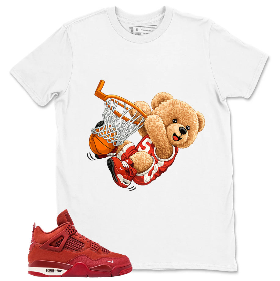 Orange Brick By Brick 4s Zadago Shirt Slam Dunk Bear Graphic