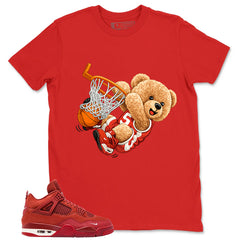 Orange Brick By Brick 4s Zadago Shirt Slam Dunk Bear Graphic