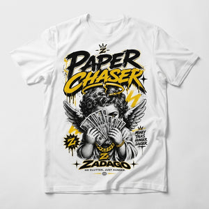 Paper Chaser Angel White Graphic T-shirt