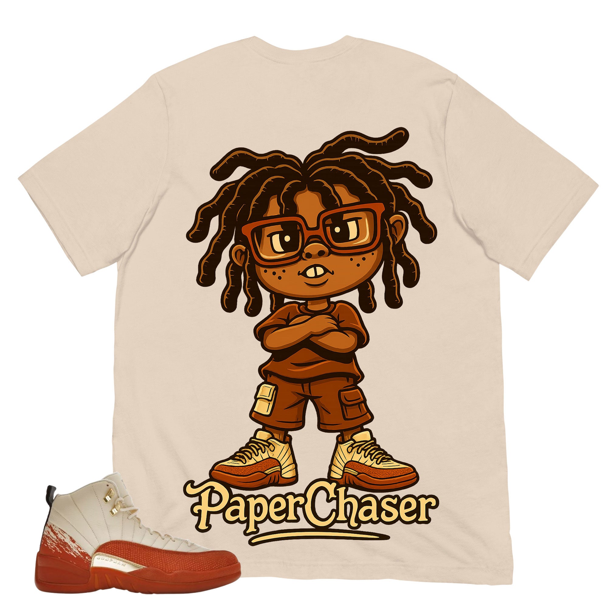 Paper Chaser Shirt - Match Eastside Golf x Air Jordan 12 'Out the Mud'