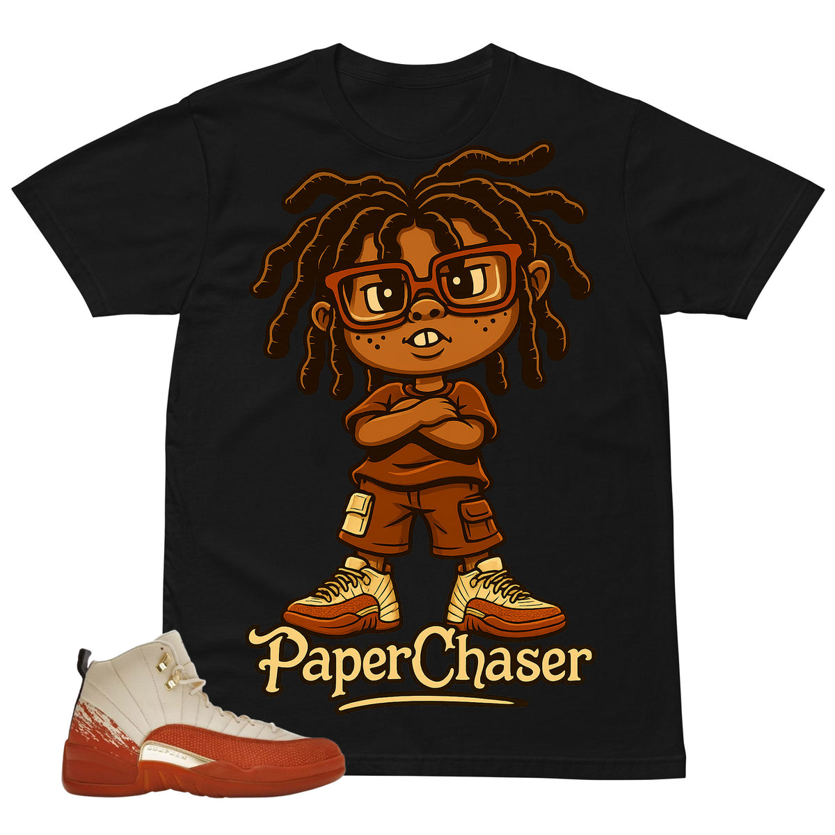 Paper Chaser Shirt - Match Eastside Golf x Air Jordan 12 'Out the Mud'
