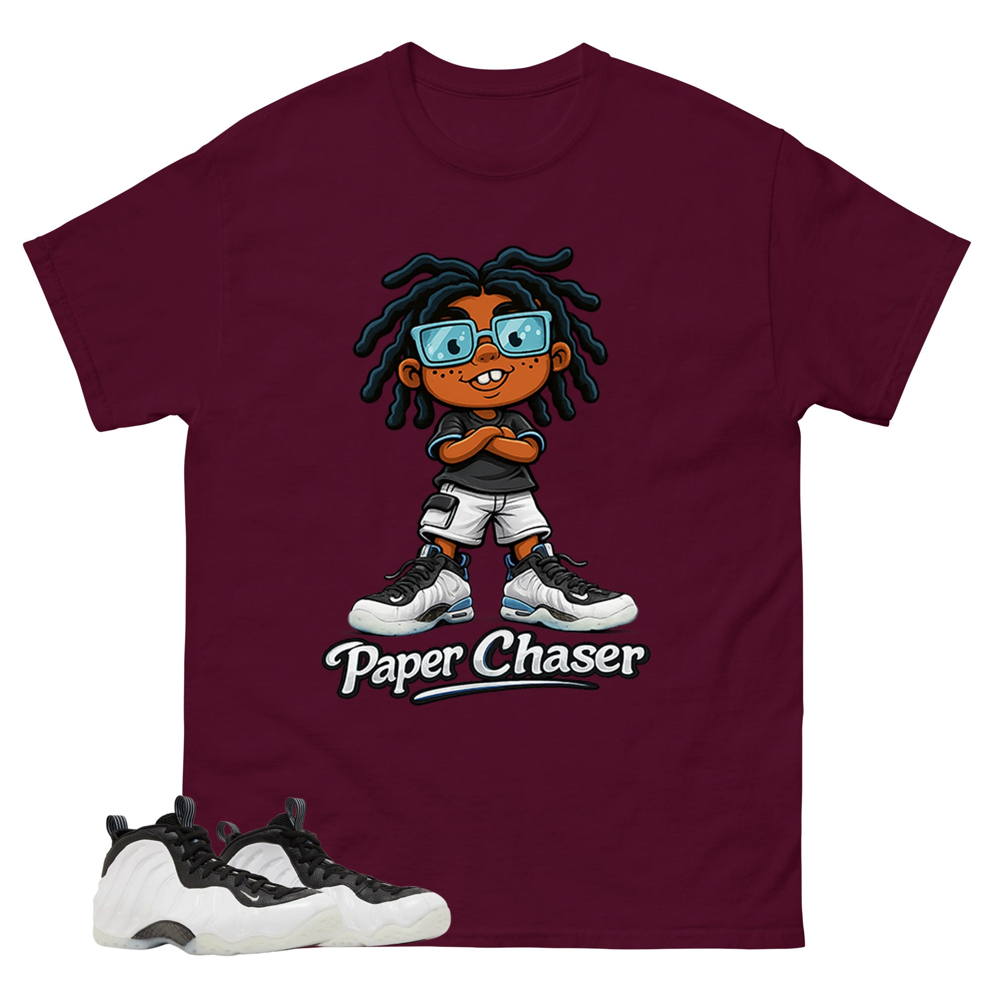 Paper Chaser Graphic Tee - Shirt to Match Air Foamposite One Penny