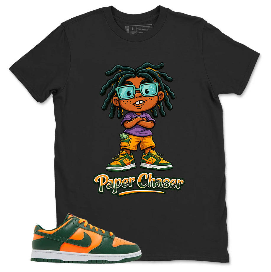Paper Chaser Shirt - Match Green Dunk Low Miami Hurricanes