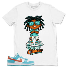 Paper Chaser Shirt - Match White Dunk Low Miami Dolphins