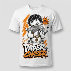 Paper Chaser White Graphic T-shirt v2