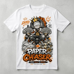 Paper Chaser White Graphic T-shirt