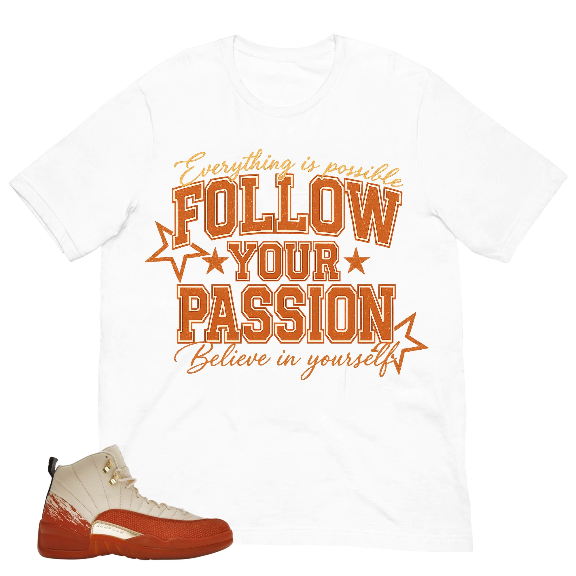 All Earned Hustle Shirt - Matching Eastside Golf x Air Jordan 12 'Out the Mud'