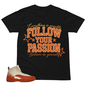 All Earned Hustle Shirt - Matching Eastside Golf x Air Jordan 12 'Out the Mud'