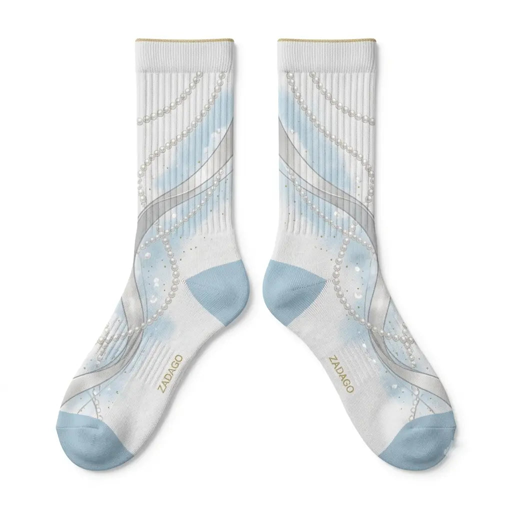 Pearl Socks – Wmns Air Jordan 6 Retro Craft Inspired Mid-Calf Unisex Crew Socks