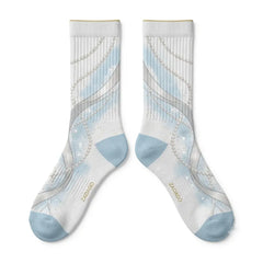 Pearl Socks – Wmns Air Jordan 6 Retro Craft Inspired Mid-Calf Unisex Crew Socks