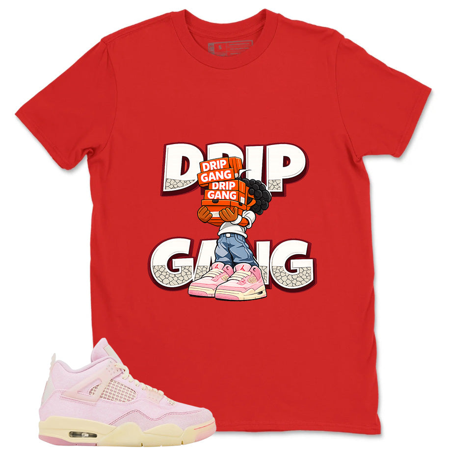 Pink Iced Carmine 4s Zadago Shirt Drip Gang Graphic