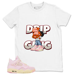 Pink Iced Carmine 4s Zadago Shirt Drip Gang Graphic