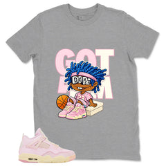 Pink Iced Carmine 4s Zadago Shirt Got 'Em Dope Graphic