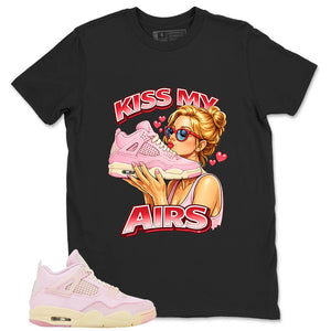 Pink Iced Carmine 4s Zadago Shirt Kiss My Airs Graphic