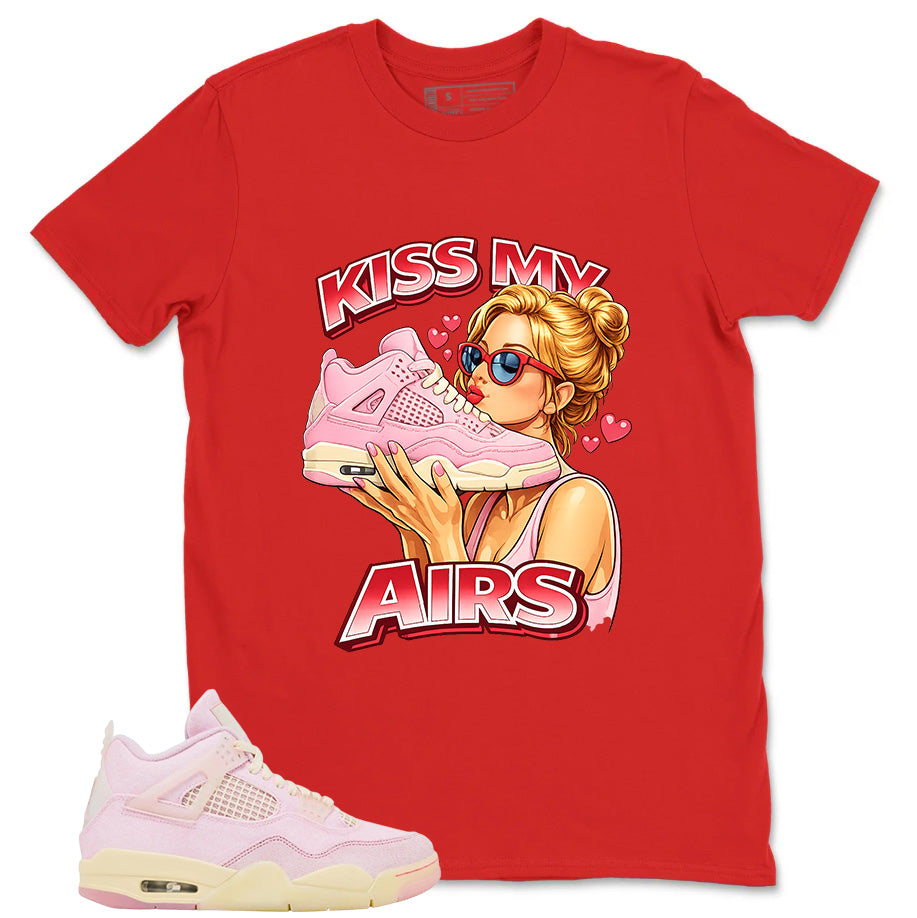 Pink Iced Carmine 4s Zadago Shirt Kiss My Airs Graphic