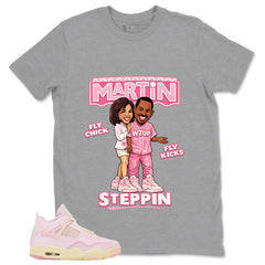 Pink Iced Carmine 4s Zadago Shirt Martin Steppin Graphic
