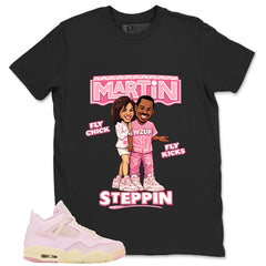 Pink Iced Carmine 4s Zadago Shirt Martin Steppin Graphic
