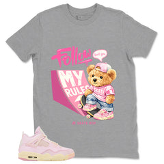 Pink Iced Carmine 4s Zadago Shirt Skate Boy Graphic
