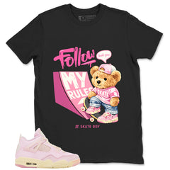 Pink Iced Carmine 4s Zadago Shirt Skate Boy Graphic