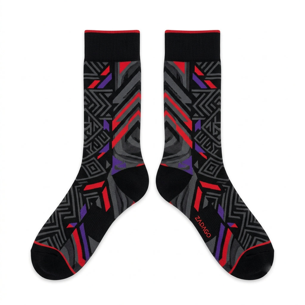 Playoffs 2027 Sneaker Match Socks – Air Jordan 7 Retro Playoffs Inspired Mid-Calf Crew Socks Unisex