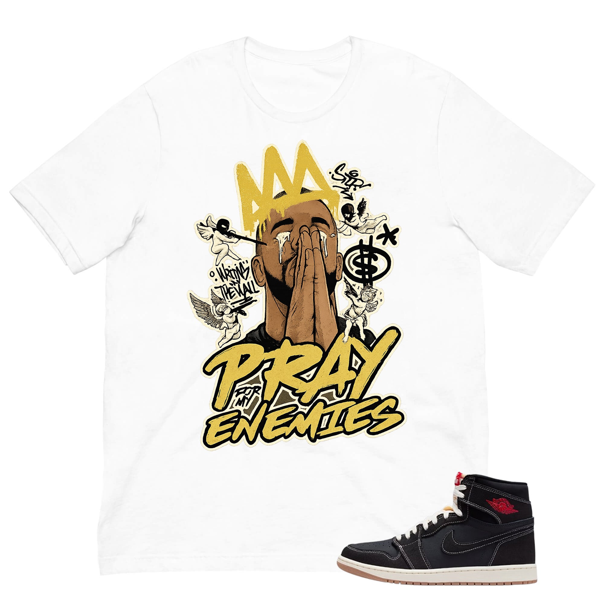 Pray For My Enemies Shirt - Match Air Jordan 1 Flight Club