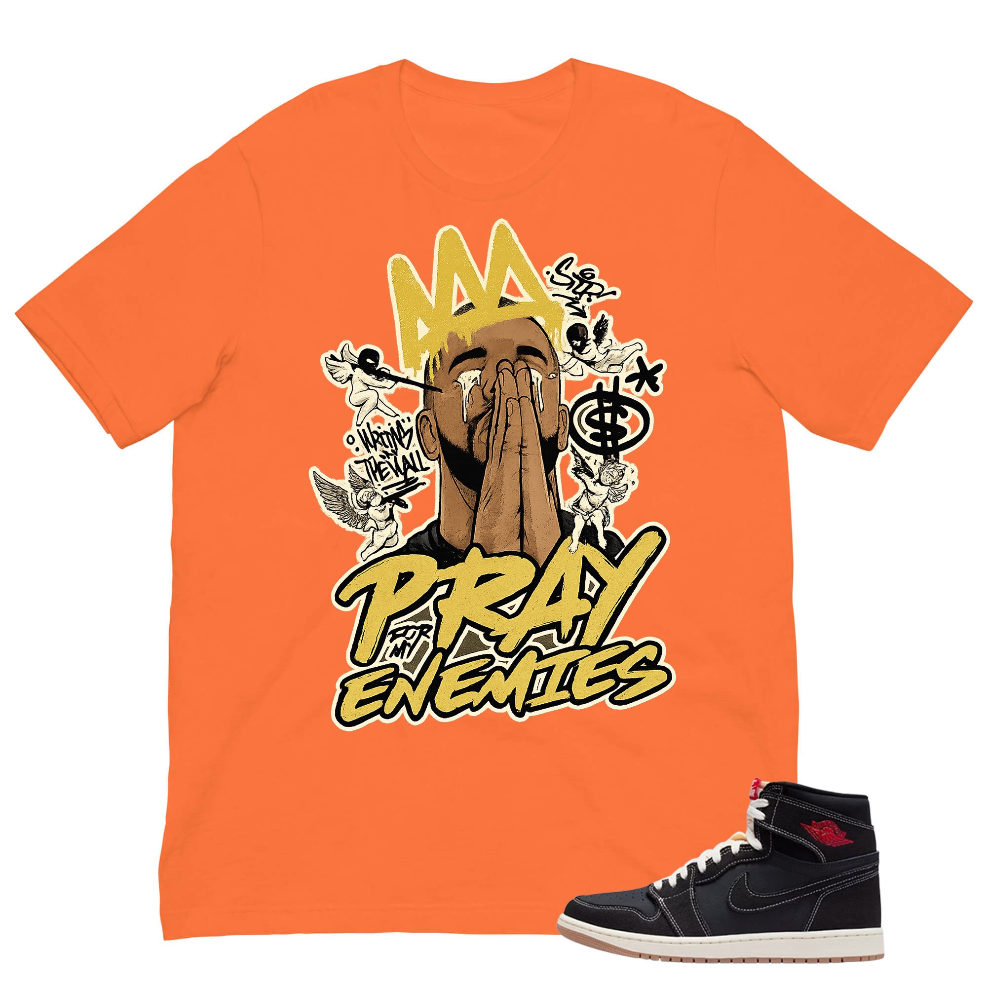 Pray For My Enemies Shirt - Match Air Jordan 1 Flight Club