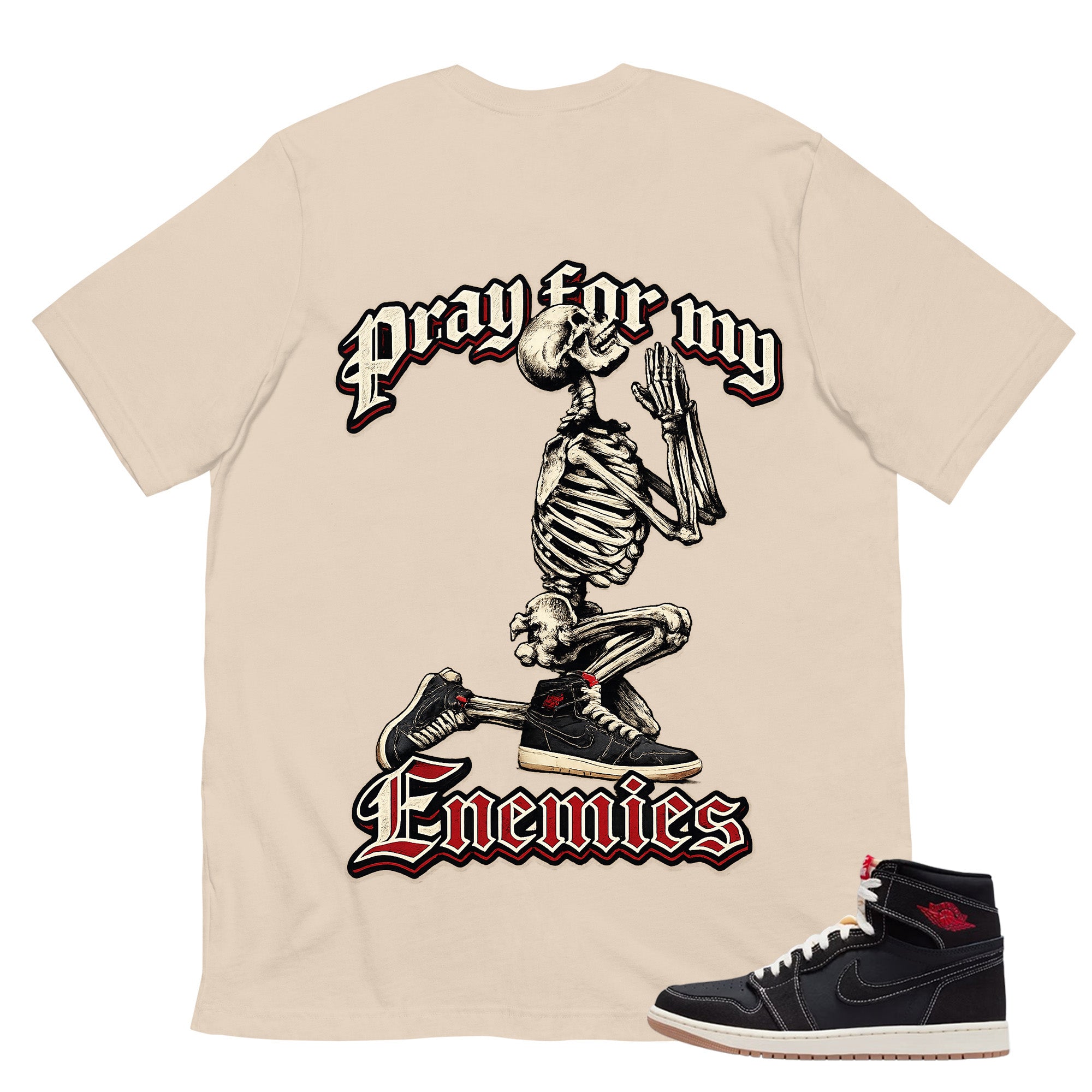 Pray For My Enemies Shirt - Match Air Jordan 1 Flight Club