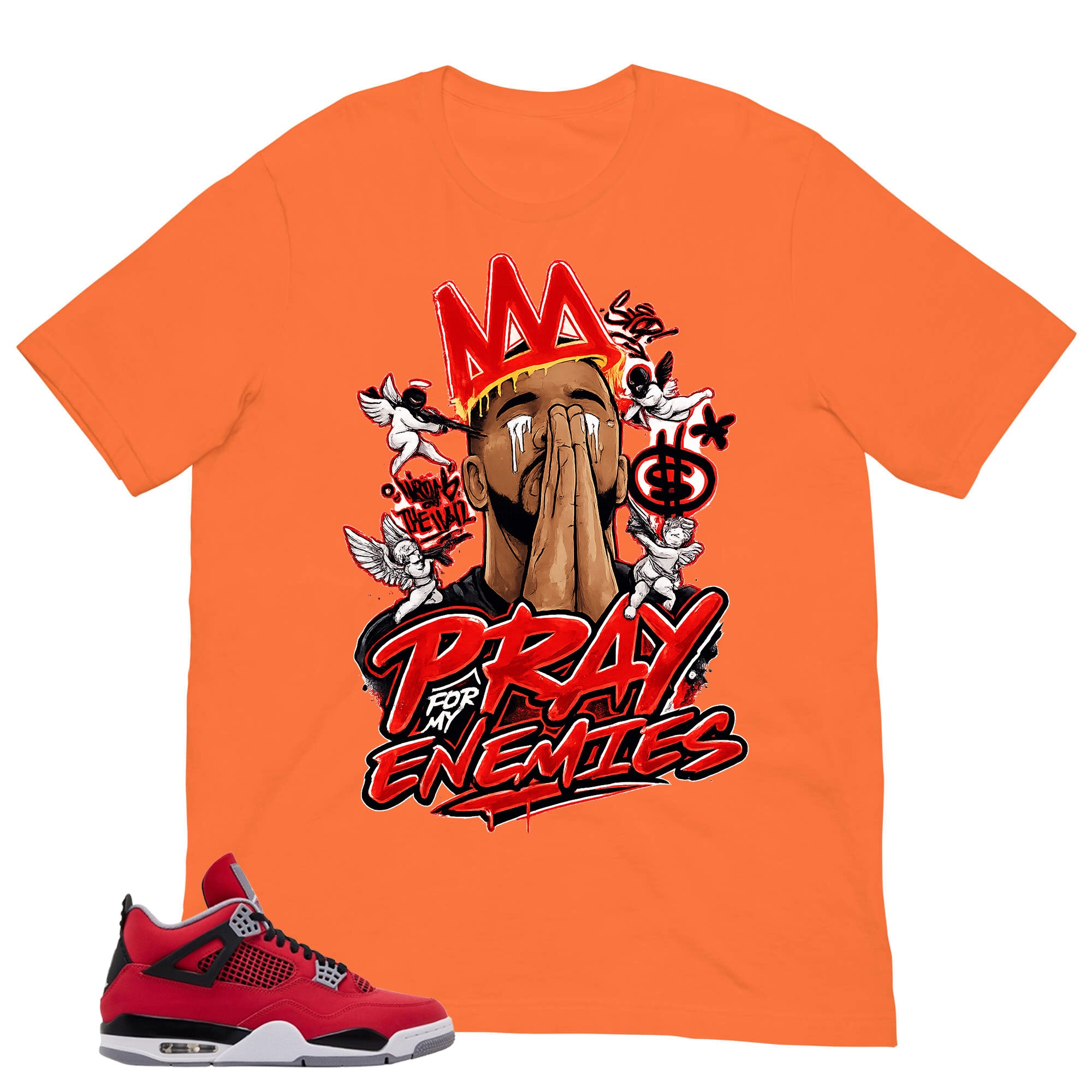 Pray For My Enemies Shirt - Match Air Jordan 4 Toro Bravo