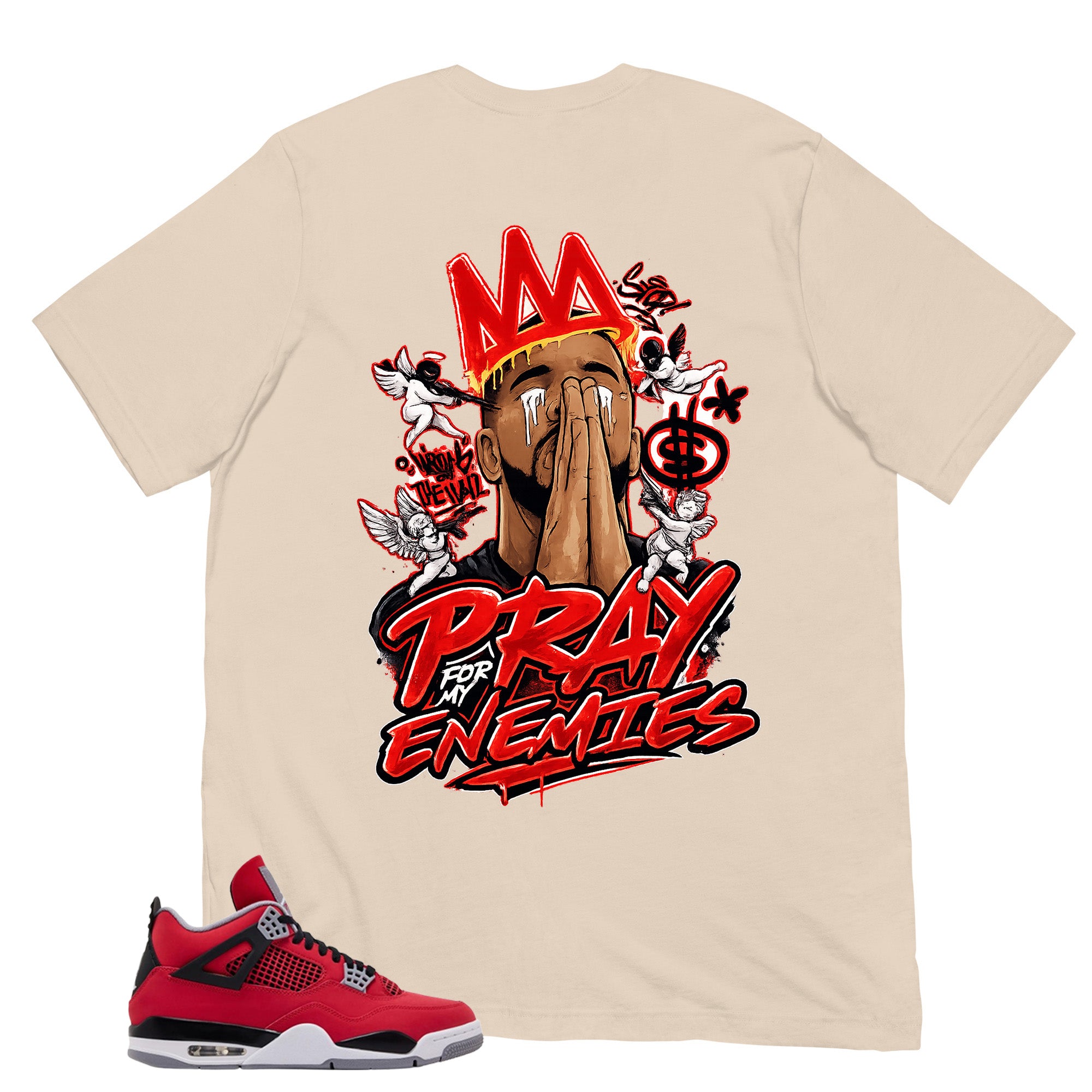 Pray For My Enemies Shirt - Match Air Jordan 4 Toro Bravo
