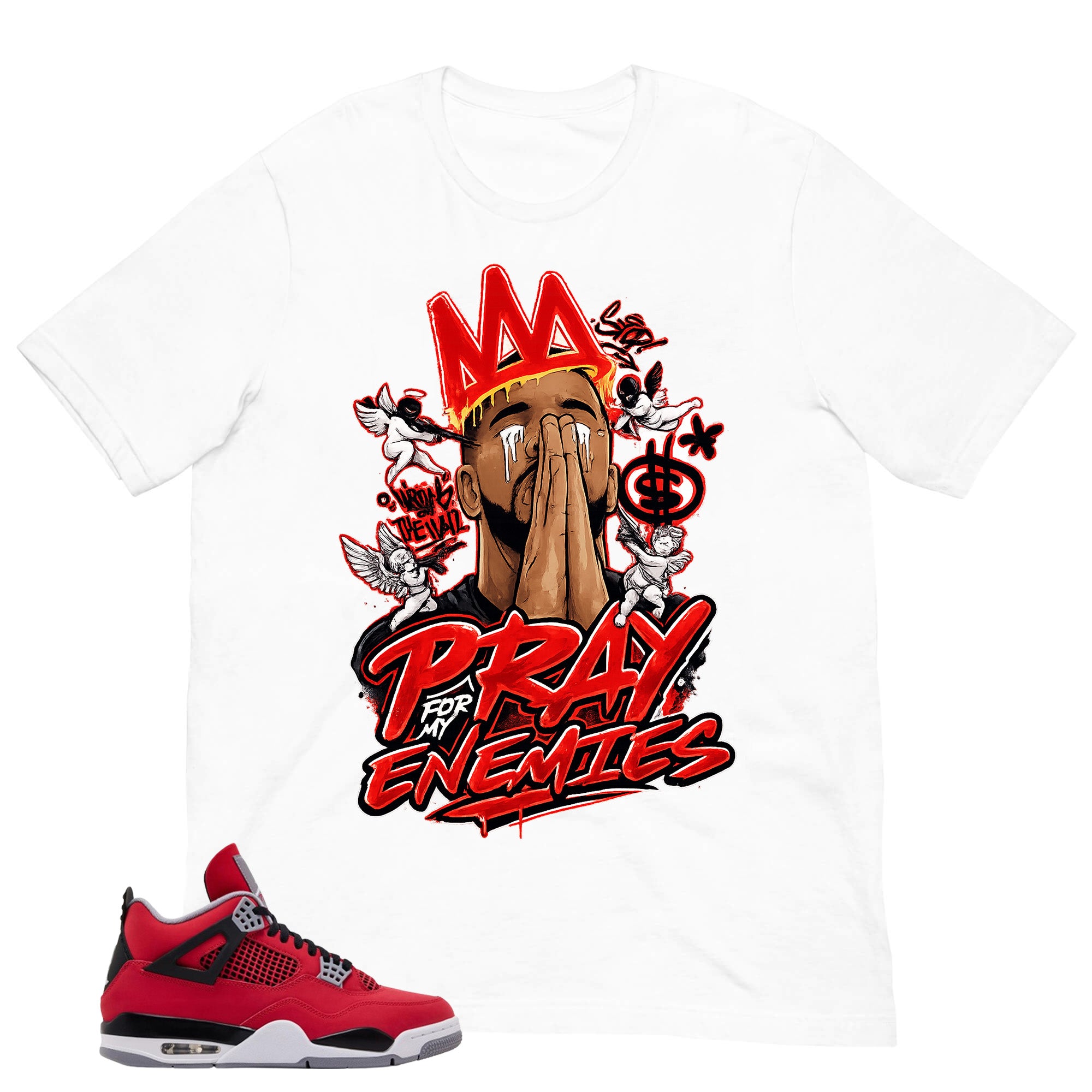 Pray For My Enemies Shirt - Match Air Jordan 4 Toro Bravo