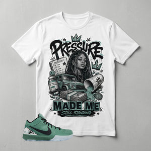 Pressure Made Me Standing Graphic Tee - Shirt To Match Kobe 4 Protro Girl Dad