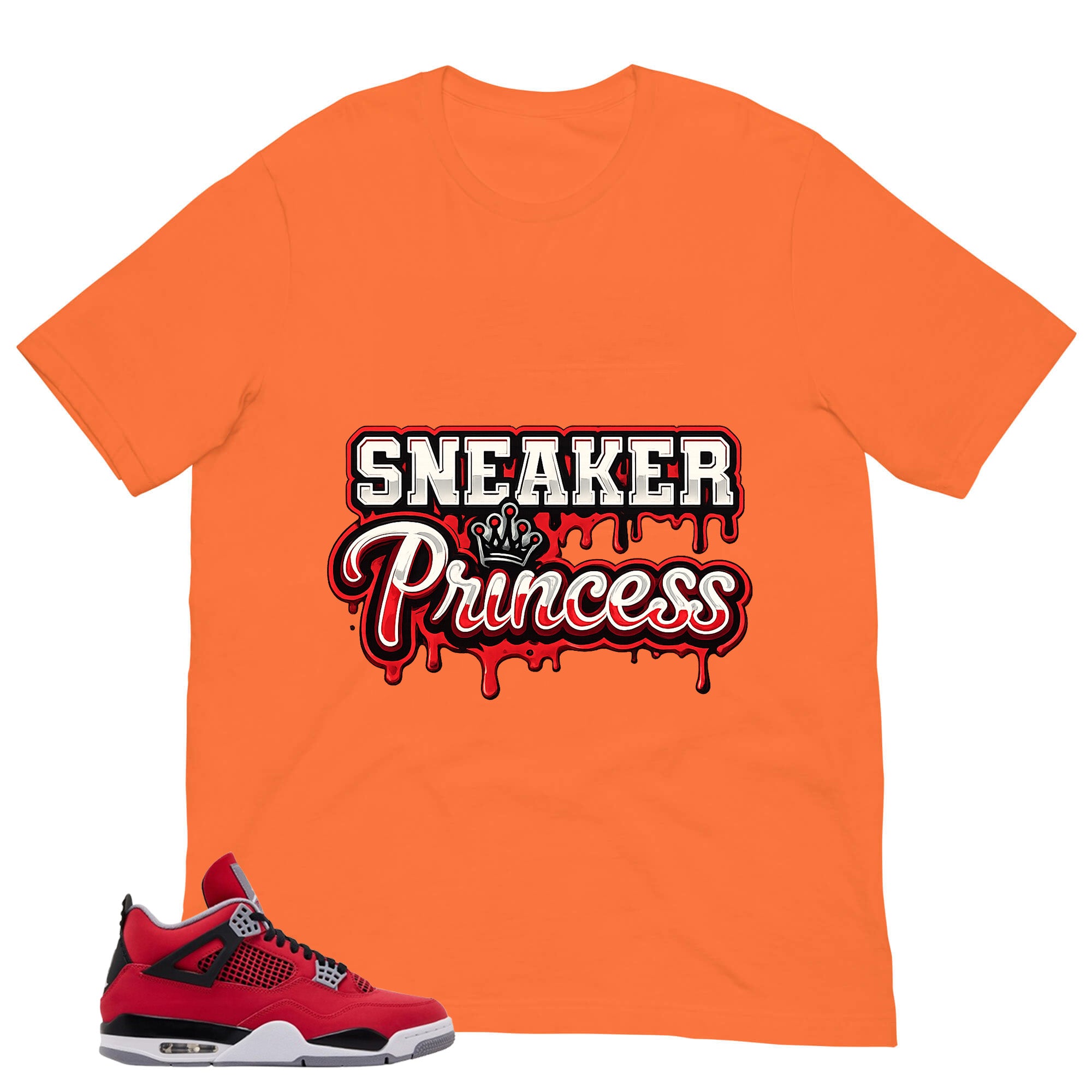 Princess Sneaker Shirt - Match Air Jordan 4 Toro Bravo