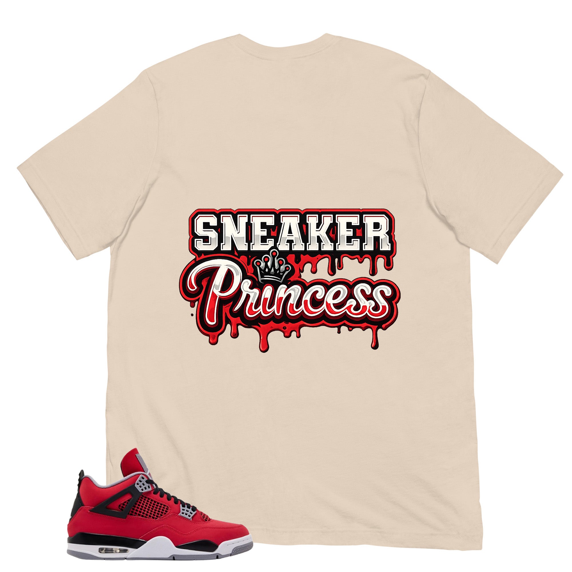 Princess Sneaker Shirt - Match Air Jordan 4 Toro Bravo