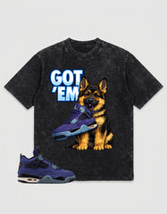 Purple Lakers 4s Zadago Washed T-shirt Got Em GS Graphic