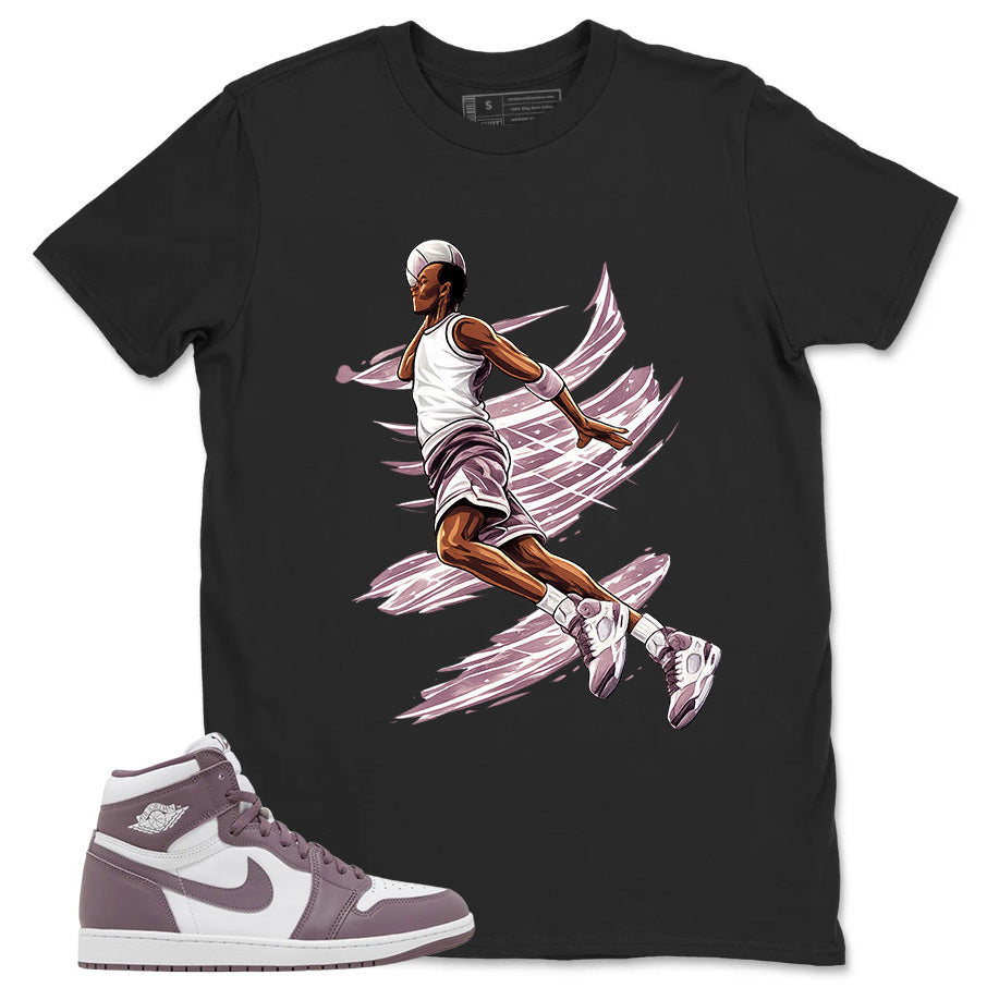 Purple Mauve 1s Zadago Shirt Air Ball Graphic