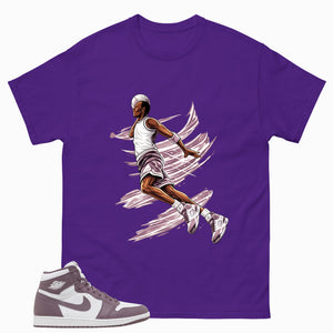 Purple Mauve 1s Zadago Shirt Air Ball Graphic