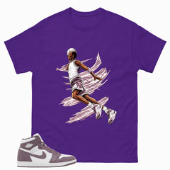 Purple Mauve 1s Zadago Shirt Air Ball Graphic