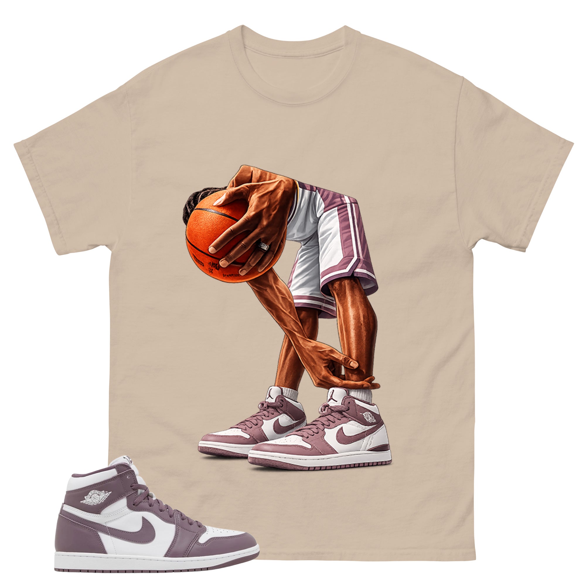 Purple Mauve 1s Zadago Shirt Ball Time Graphic