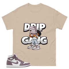 Purple Mauve 1s Zadago Shirt Drip Gang Graphic