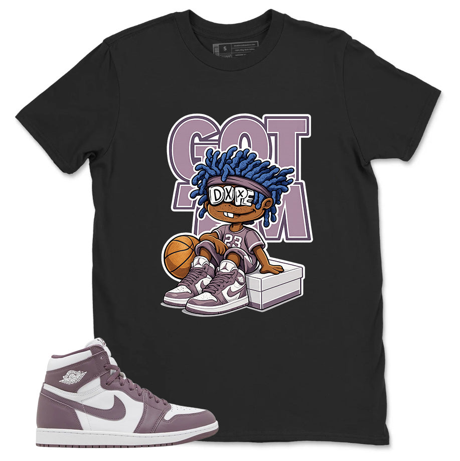 Purple Mauve 1s Zadago Shirt Got Em Dope Graphic