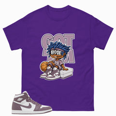Purple Mauve 1s Zadago Shirt Got Em Dope Graphic