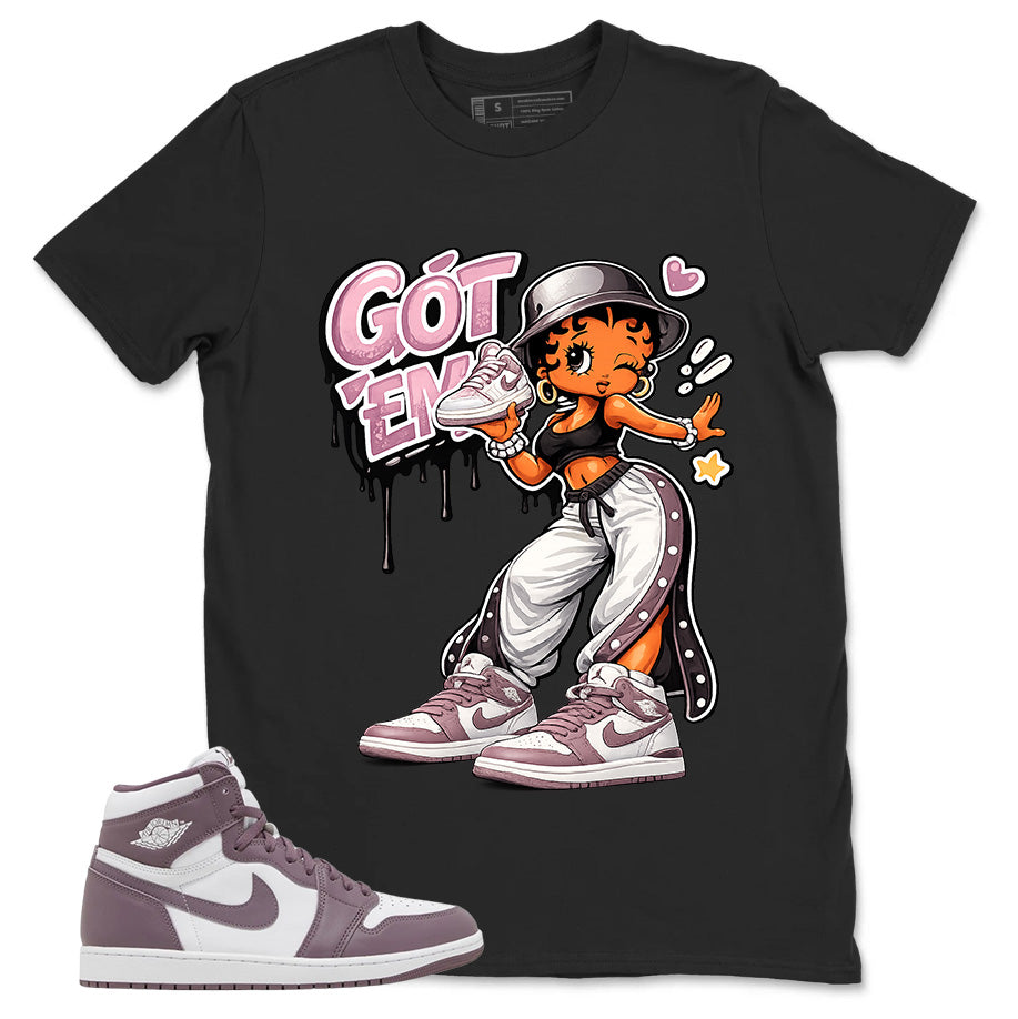 Purple Mauve 1s Zadago Shirt Got Em Lady Graphic