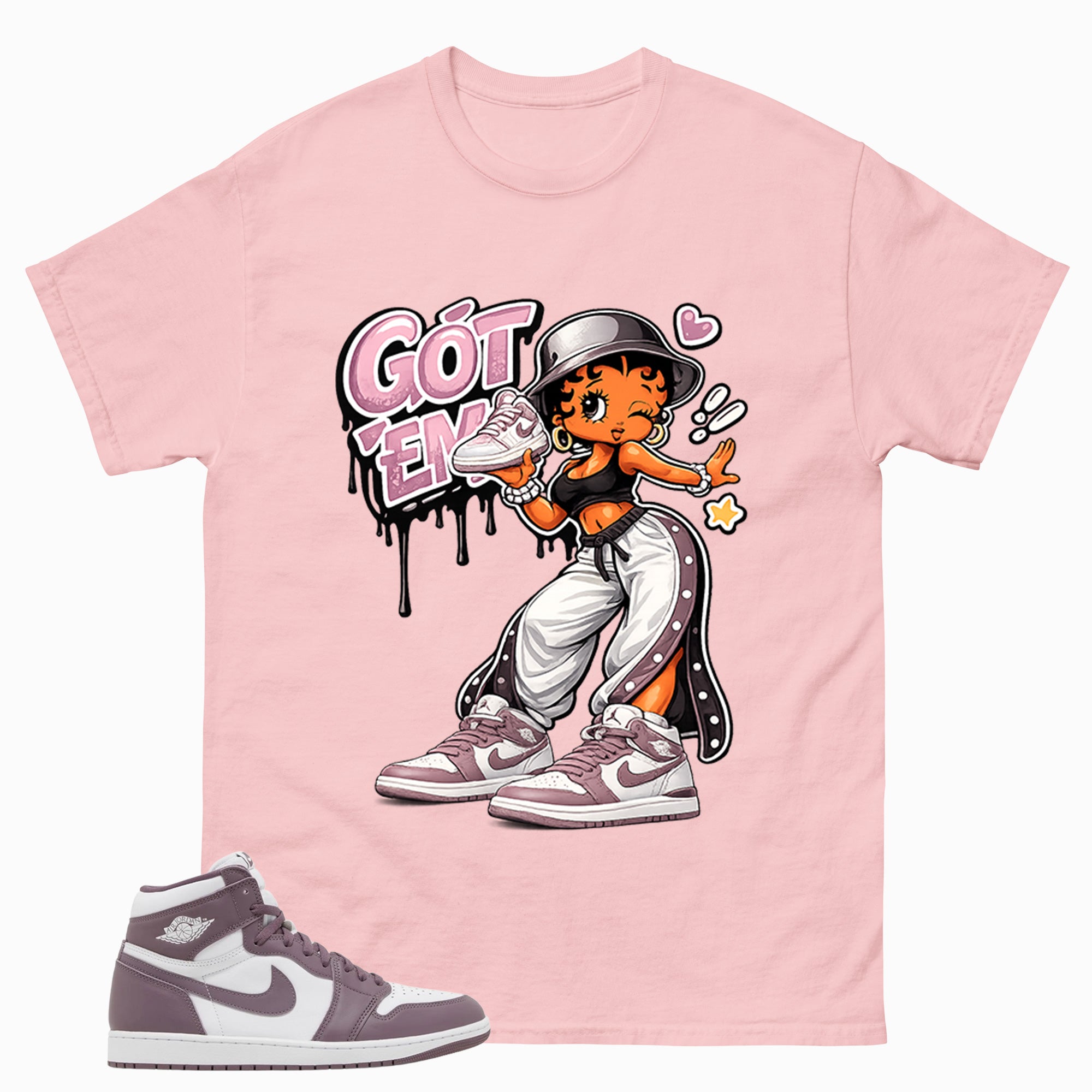 Purple Mauve 1s Zadago Shirt Got Em Lady Graphic