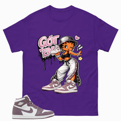 Purple Mauve 1s Zadago Shirt Got Em Lady Graphic