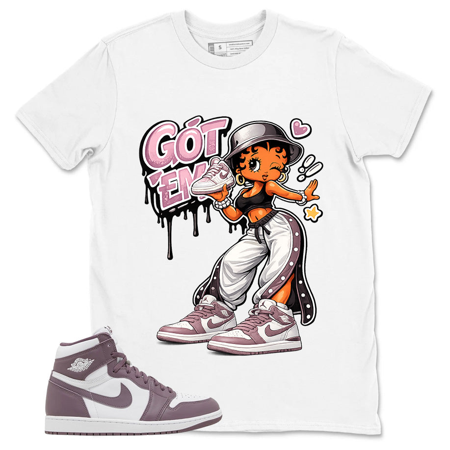 Purple Mauve 1s Zadago Shirt Got Em Lady Graphic