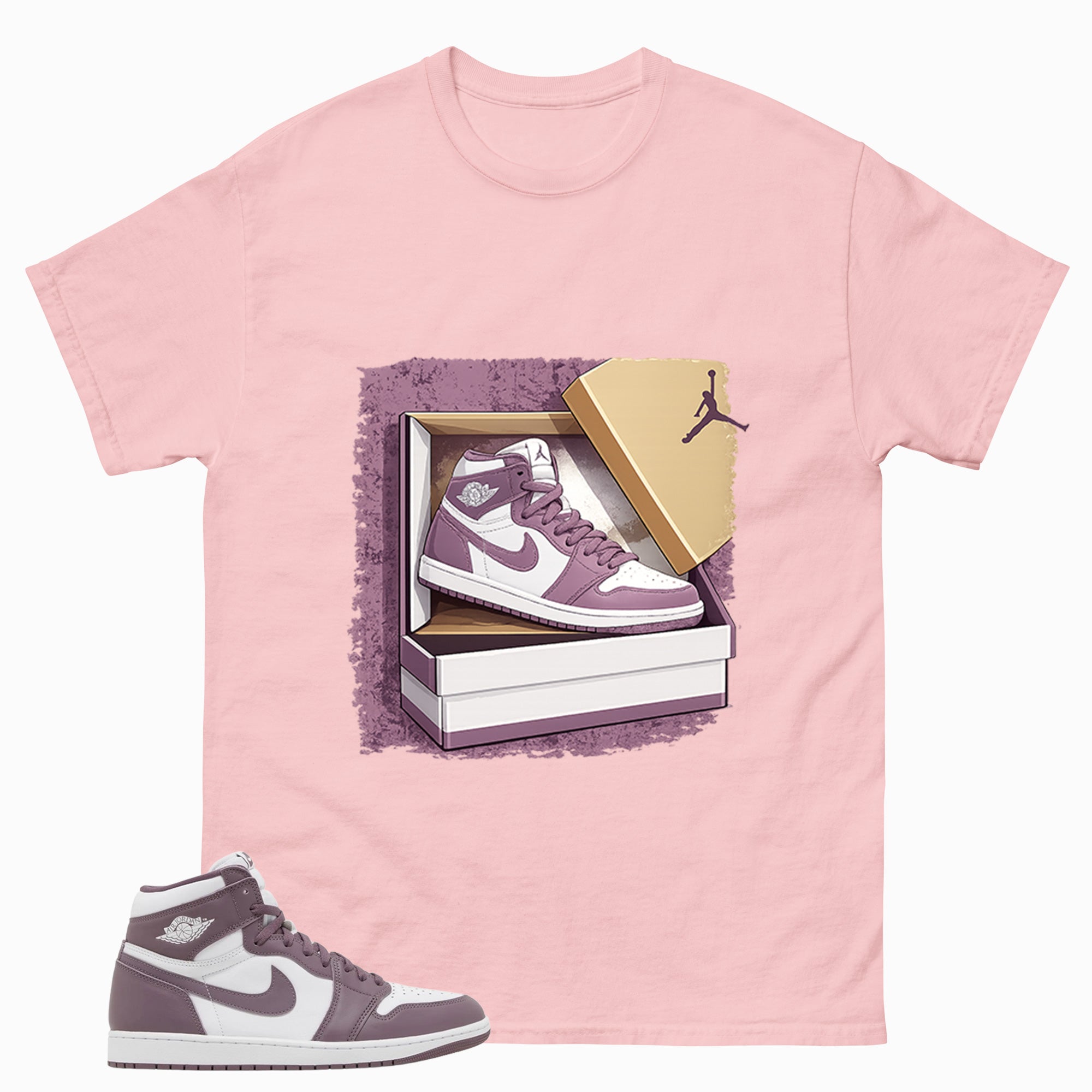 Purple Mauve 1s Zadago Shirt New Kicks Graphic
