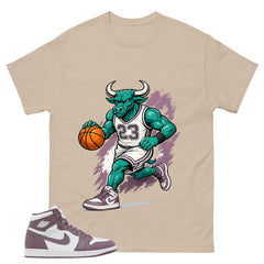 Purple Mauve 1s Zadago Shirt Raging Bull Graphic