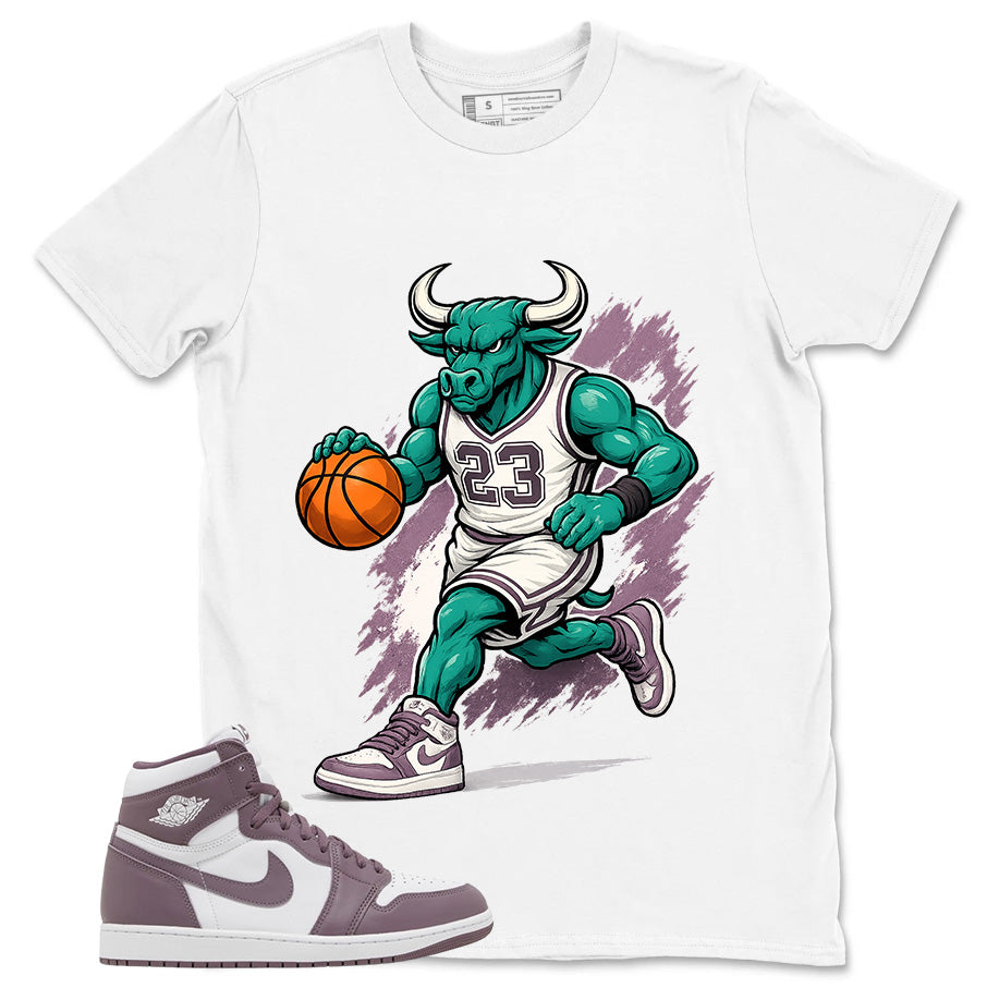 Purple Mauve 1s Zadago Shirt Raging Bull Graphic