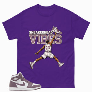 Purple Mauve 1s Zadago Shirt Sneakerhead Vibes Graphic